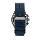 Maserati Triconic Chronograph White Dial Blue Leather Strap Watch For Men - R8871639001