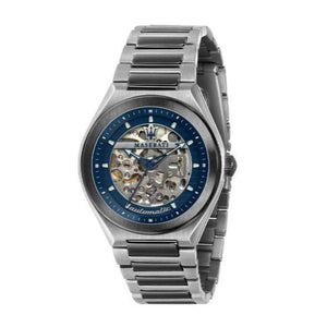 Maserati Triconic Automatic Skeleton Blue Dial  Watch For Men - R8823139001
