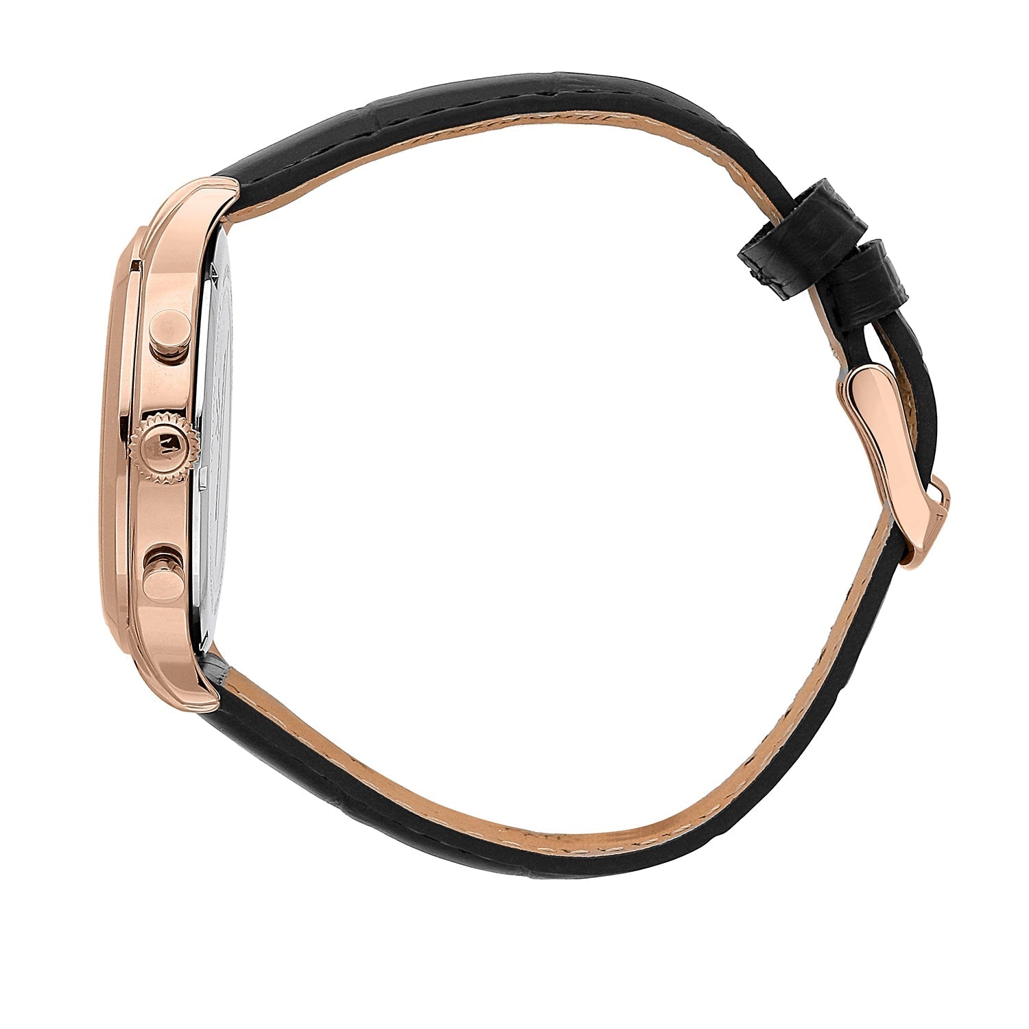 Maserati Epoca Chronograph White Dial Black Leather Strap Watch For Men - R8871618016