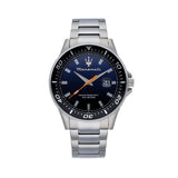 Maserati SFIDA Quartz Bue Dial Stainless Steel Watch For Men - R8853140001