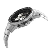 Maserati SFIDA Chronograph Black Dial Silver Steel Strap Watch For Men - R8873640004