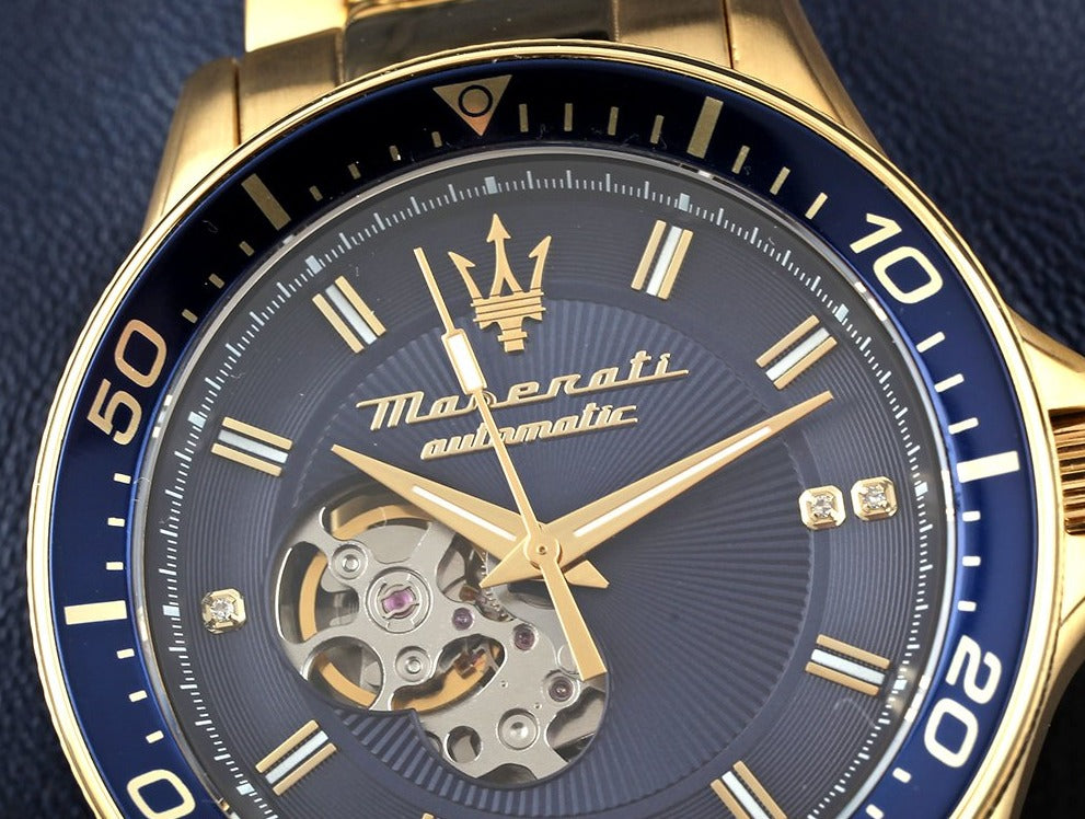 Maserati SFIDA Automatic Diamond Dial Limited Edition Watch For Men - R8823140004