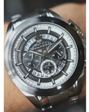 Maserati Traguardo Chronograph Black Dial Silver Steel Strap Watch For Men - R8873612059