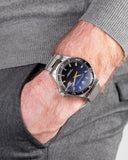 Maserati SFIDA Quartz Bue Dial Stainless Steel Watch For Men - R8853140001