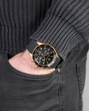 Maserati SFIDA Chronograph Black Dial Rubber Strap Watch For Men - R8871640001