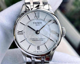Tissot Chemin Des Tourelles Powermatic 80 Lady Silver Dial Silver Steel Strap Watch For Women - T099.207.11.118.00