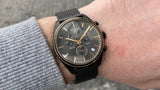 Tissot T Classic PR 100 Chronograph Anthracite Black Dial Black Mesh Bracelet Watch For Men - T101.417.23.061.00
