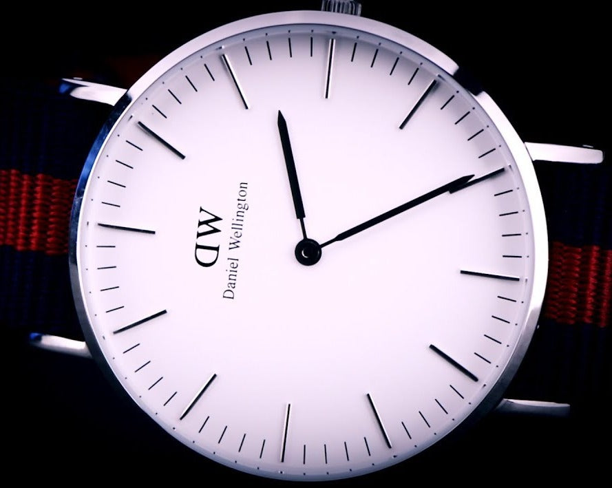 Daniel Wellington Classic Oxford White Dial Two Tone NATO Strap Watch For Women - DW00100046