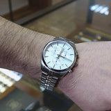 Tissot T Classic PR 100 Chronograph Silver Dial Silver Steel Strap Watch For Men - T101.417.11.031.00