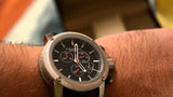 Burberry Endurance Sport Chronograph Black Dial Black Rubber Strap Watch for Men - BU7700