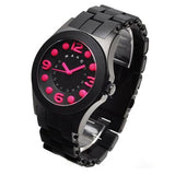 Marc Jacobs Pelly Black Dial Black Silicone Strap Watch for Women - MBM2530