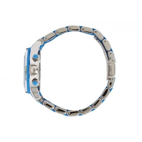 Marc Jacobs Rock Chronograph Blue Dial Blue Silicone Strap Watch for Women - MBM2575