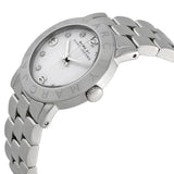 Marc Jacobs Amy White Dial Silver Steel Strap Watch for Women - MBM3054