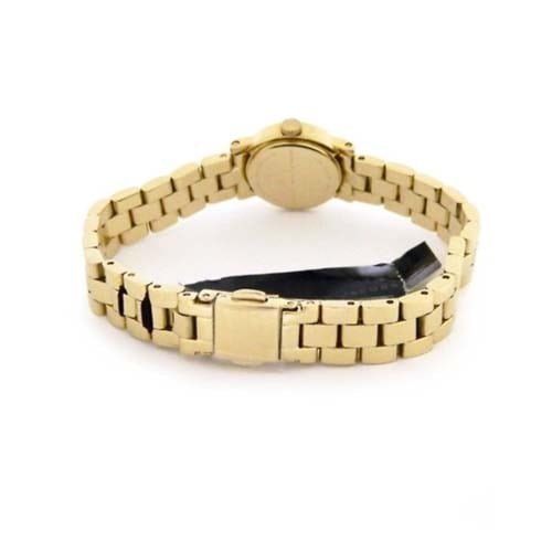 Marc Jacobs Amy Dinky Blue Dial Gold Steel Strap Watch for Women - MBM3229