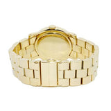 Marc Jacobs Amy Blue Dial Gold Steel Strap Watch for Women - MBM3301