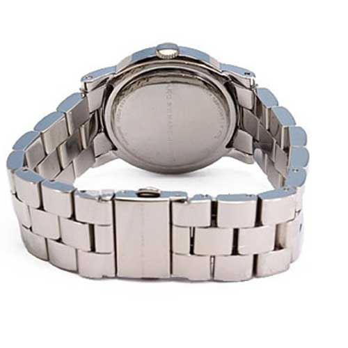 Marc Jacobs Amy Red Dial Silver Steel Strap Watch for Women - MBM3333