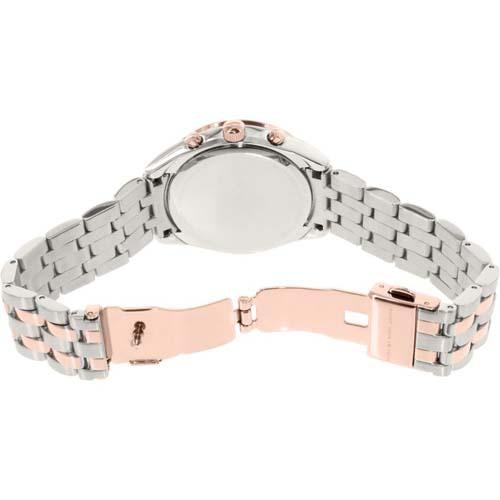 Marc Jacobs Peeker Chronograph Silver Two Tone Steel Strap Watch for Women - MBM3369