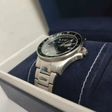 Maserati SFIDA Chronograph Black Dial Silver Steel Strap Watch For Men - R8853140005