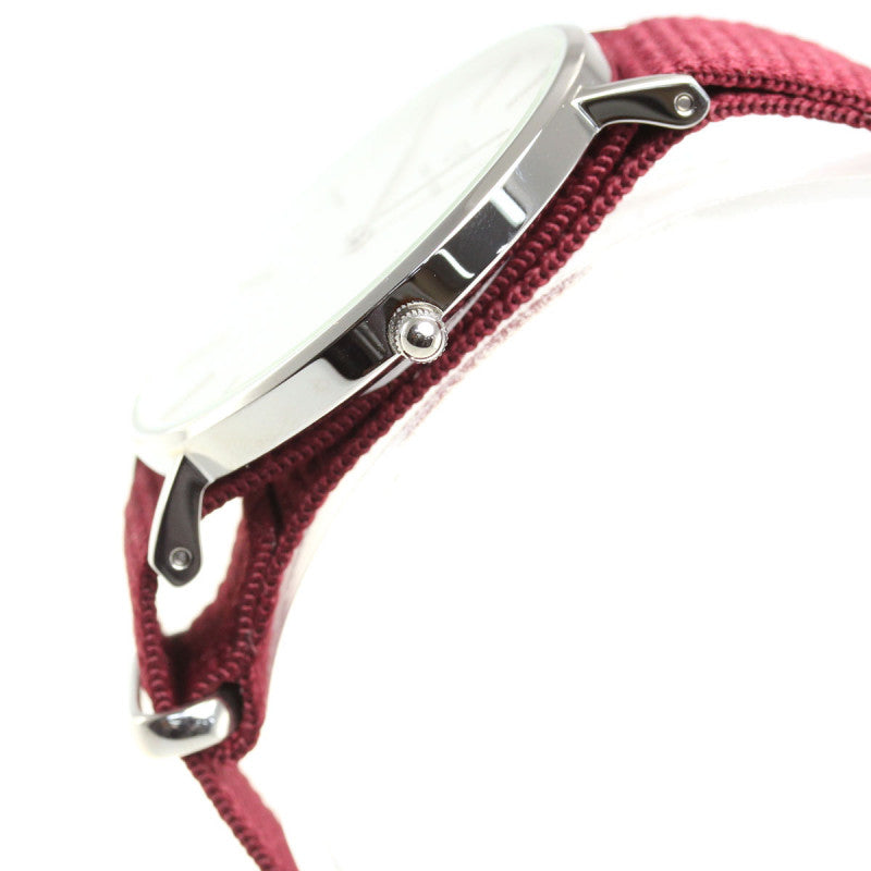 Daniel Wellington Classic Roselyn White Dial Red NATO Strap Watch For Women - DW00100272