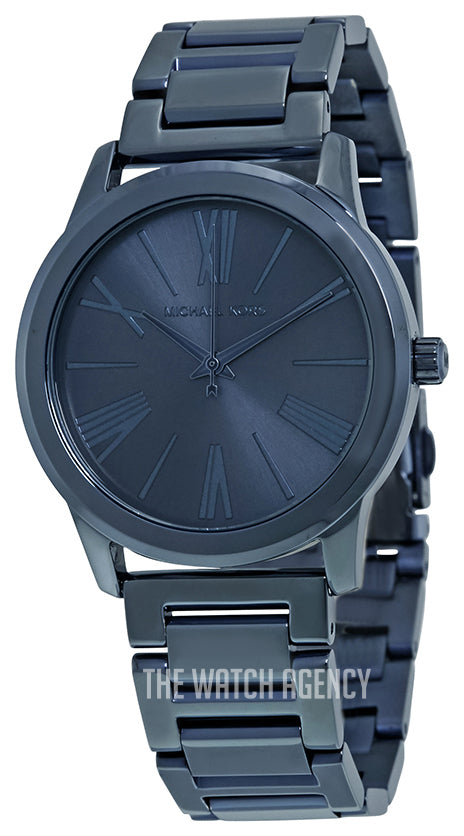 Michael Kors Hartman Quartz Blue Dial Blue Steel Strap Watch For Women - MK3509