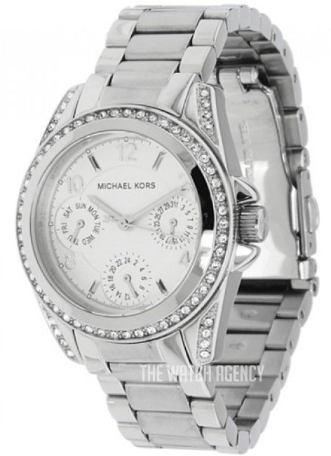 Michael Kors Blair Silver Dial SIlver Steel Strap Watch for Women - MK5612