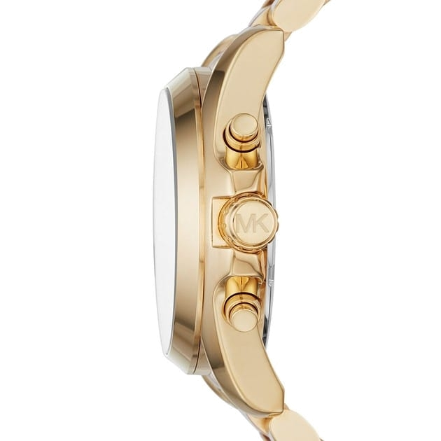 Michael Kors Bradshaw Gold Dial Two Tone Steel Strap Watch for Women - MK6359