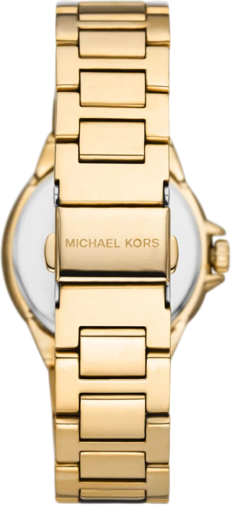 Michael Kors Camille Quartz White Dial Gold Steel Strap Watch For Women - MK7255
