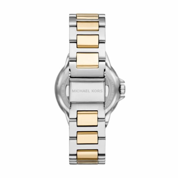 Michael Kors Camille Multifunction Silver Dial Two Tone Steel Strap Watch For Women - MK6982
