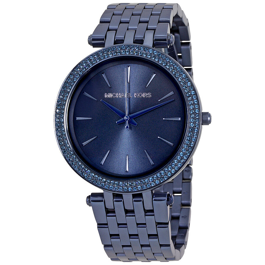 Michael Kors Darci Blue Dial Blue Steel Strap Watch for Women - MK3417