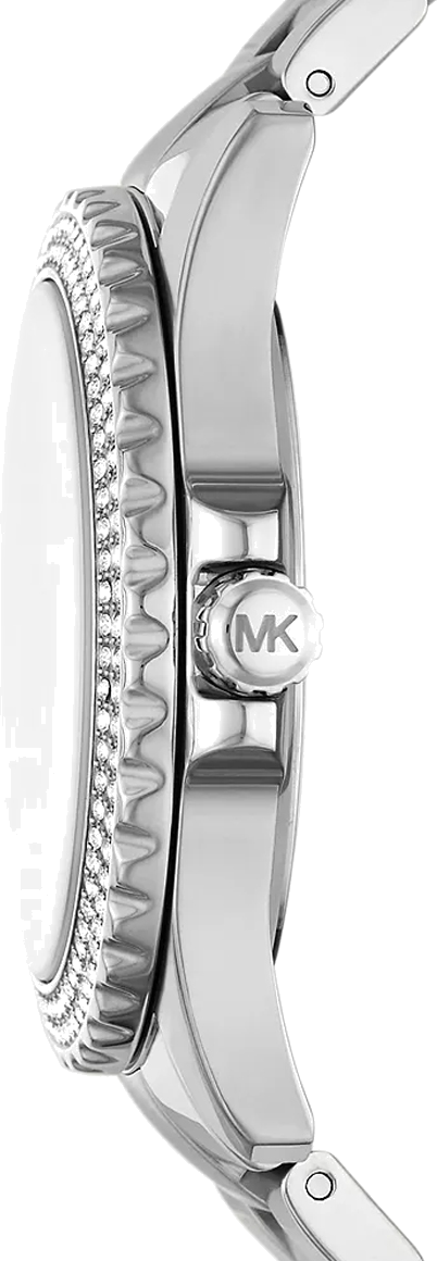 Michael Kors Everest Three hand Silver Dial Silver Steel Strap Watch For Women - MK7403