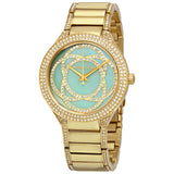 Michael Kors Kerry Mother of Pearl Dial Gold Steel Strap Watch for Women - MK3481