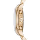 Michael Kors Cooper Gold Dial Gold Steel Strap Watch for Women - MK6274