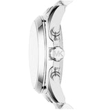 Michael Kors Bradshaw Quartz Silver Dial Silver Steel Strap Watch For Women - MK6320