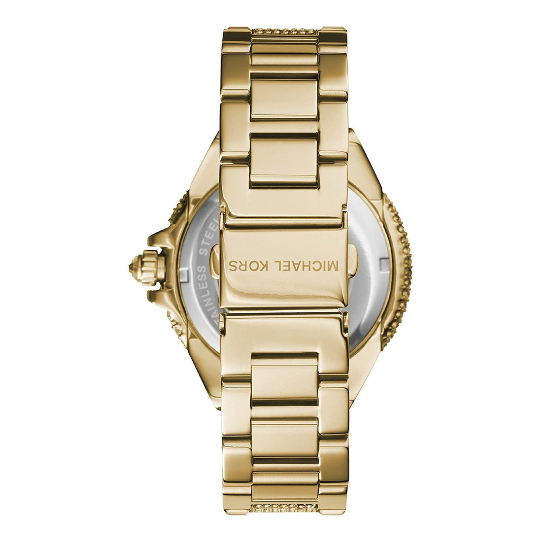 Michael Kors Camille Diamonds Gold Dial Gold Steel Strap Watch for Women - MK5720