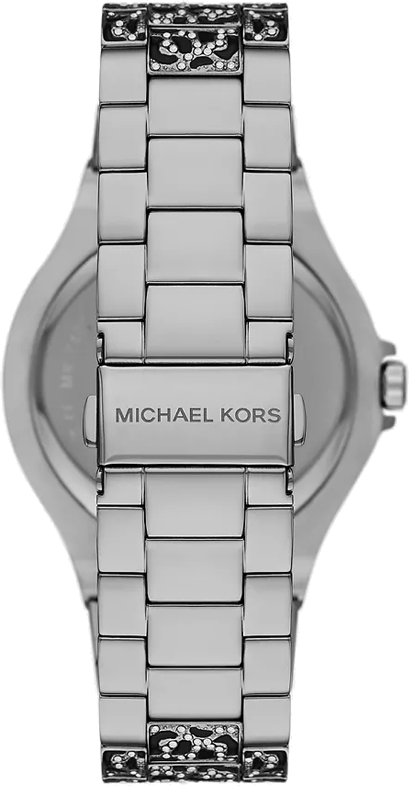 Michael Kors Lennox Analog Crystals Silver Dial Silver Steel Strap Watch For Women - MK7408