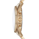 Michael Kors Lexington Gold Dial Gold Steel Strap Watch for Women - MK6473
