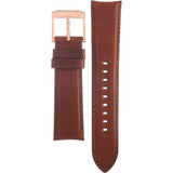 Michael Kors Parker Champagne Gold Dial Brown Leather Strap Watch for Women - MK2249