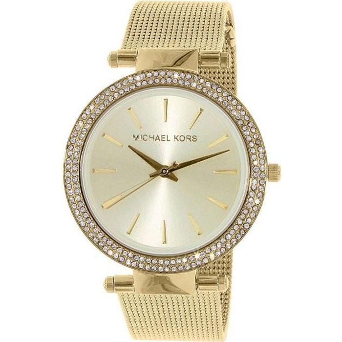Michael Kors Darci Gold Dial Gold Mesh Bracelet Watch for Women - MK3368