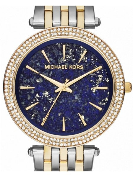 Michael Kors Darci Quartz Blue Dial Two Tone Steel Strap Watch For Women - MK3401