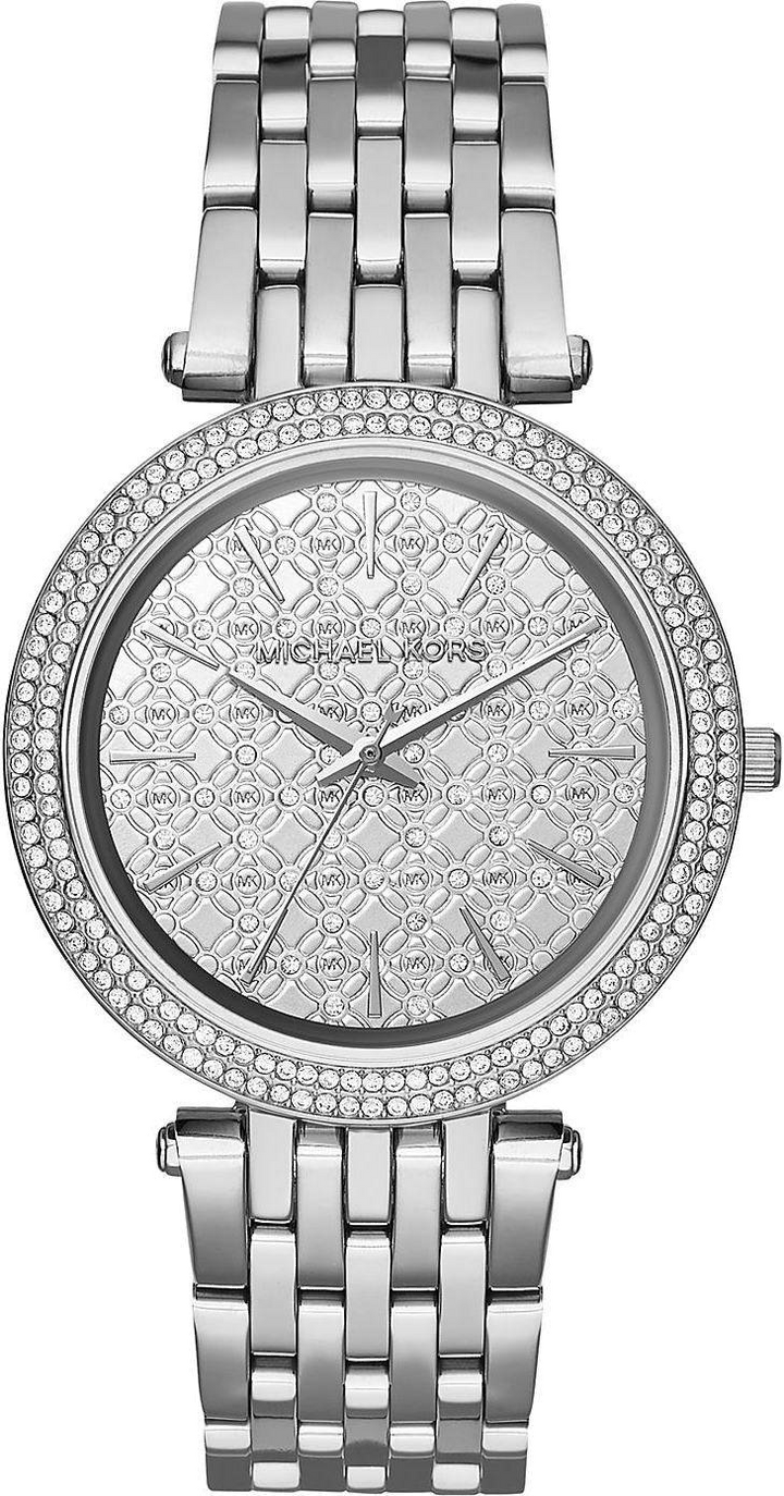 Michael Kors Darci Silver Dial Silver Steel Strap Watch for Women - MK3404