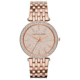 Michael Kors Darci Rose Gold Dial Rose Gold Steel Strap Watch for Women - MK3431