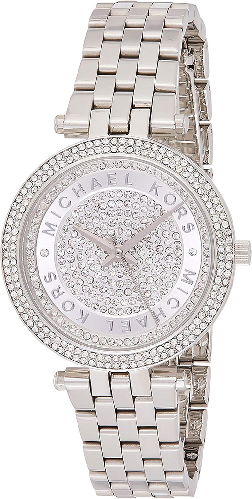 Michael Kors Darci Silver Dial Silver Steel Strap Watch for Women - MK3476