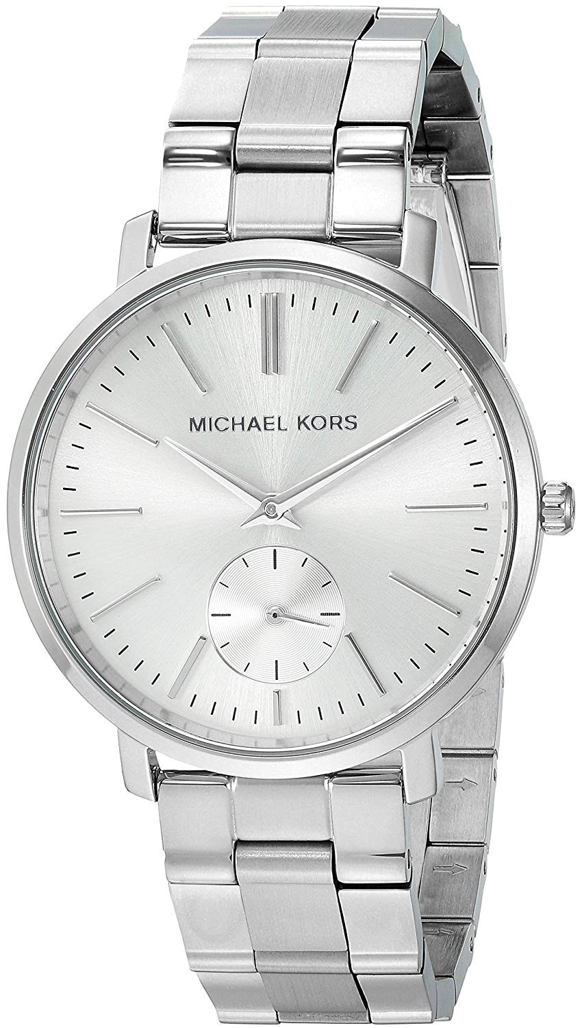 Michael Kors Jaryn Quartz Silver Dial Silver Steel Strap Watch For Women - MK3499
