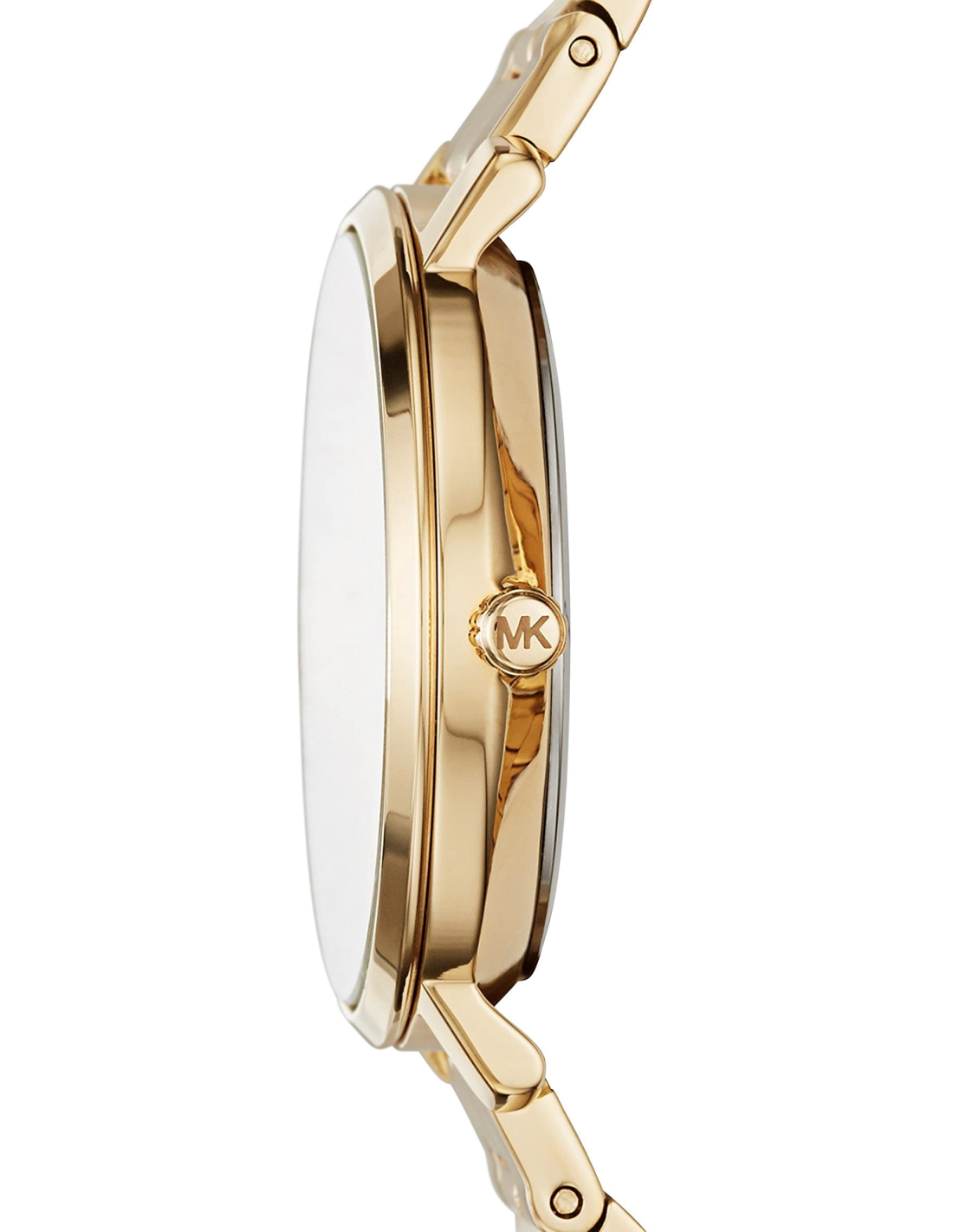 Michael Kors Jaryn Analog Quartz Gold Dial Gold Steel Strap Watch For Women - MK3500