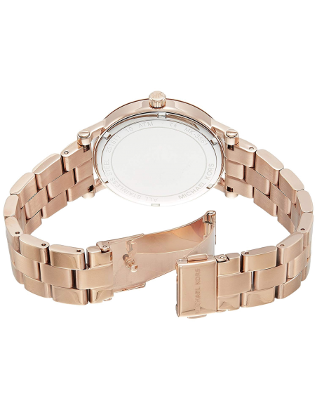 Michael Kors Norie Rose Gold Dial Rose Gold Steel Strap Watch for Women - MK3561