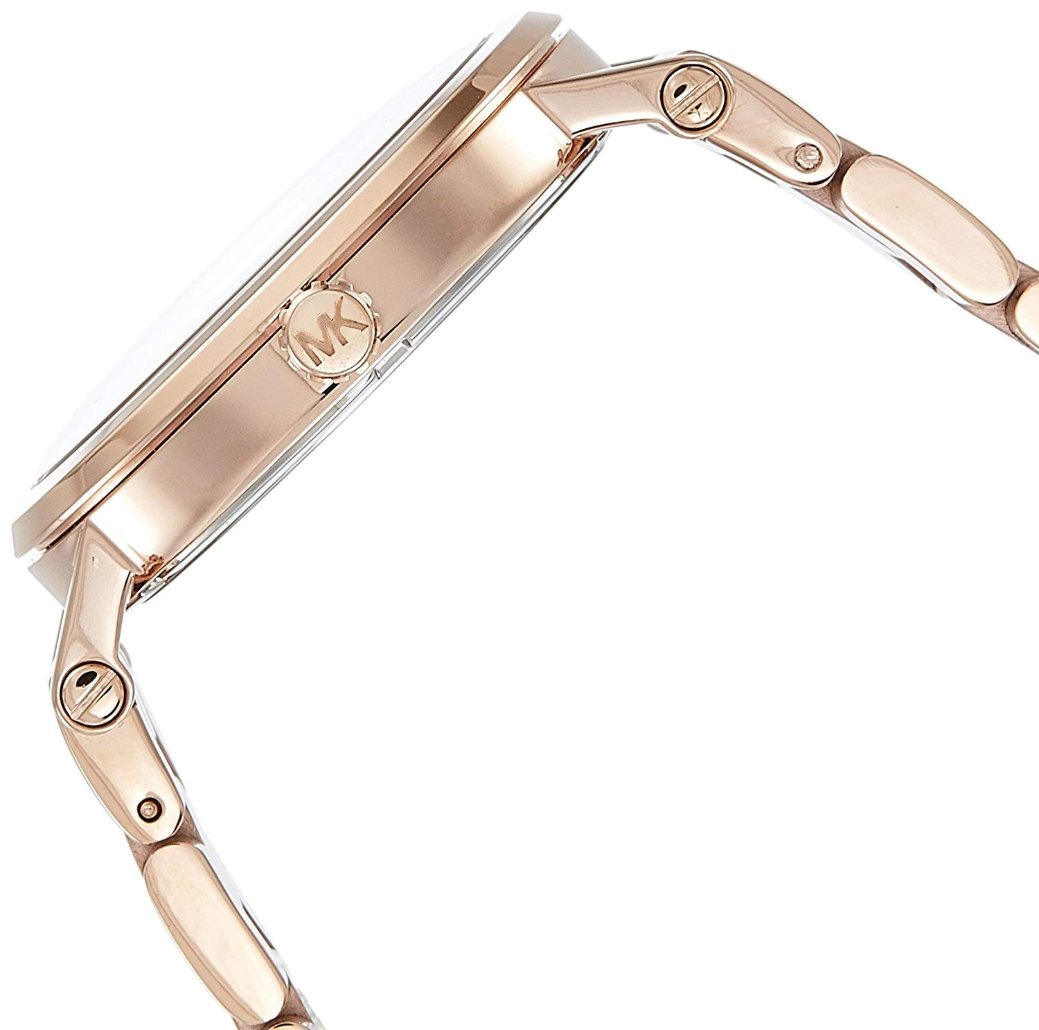 Michael Kors Norie Rose Gold Dial Rose Gold Steel Strap Watch for Women - MK3561