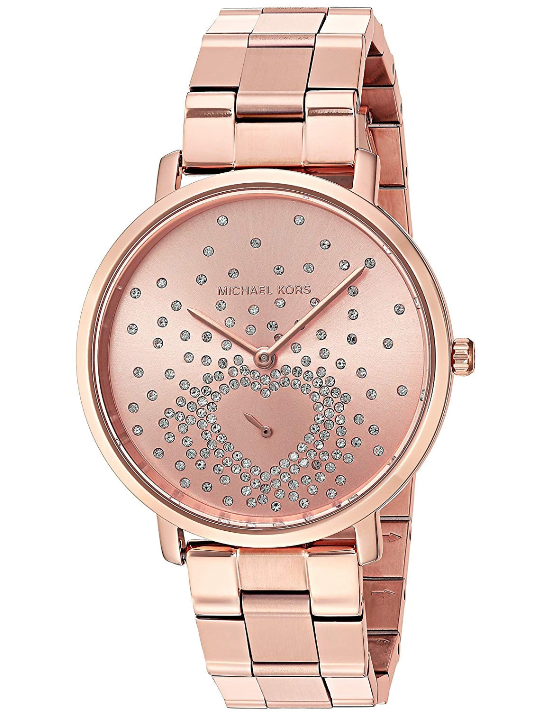 Michael Kors Jaryn Rose Gold Dial Rose Gold Steel Strap Watch for Women - MK3621
