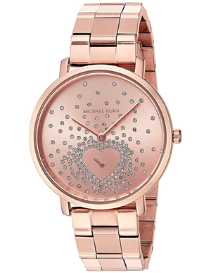 Michael Kors Jaryn Rose Gold Dial Rose Gold Steel Strap Watch for Women - MK3621