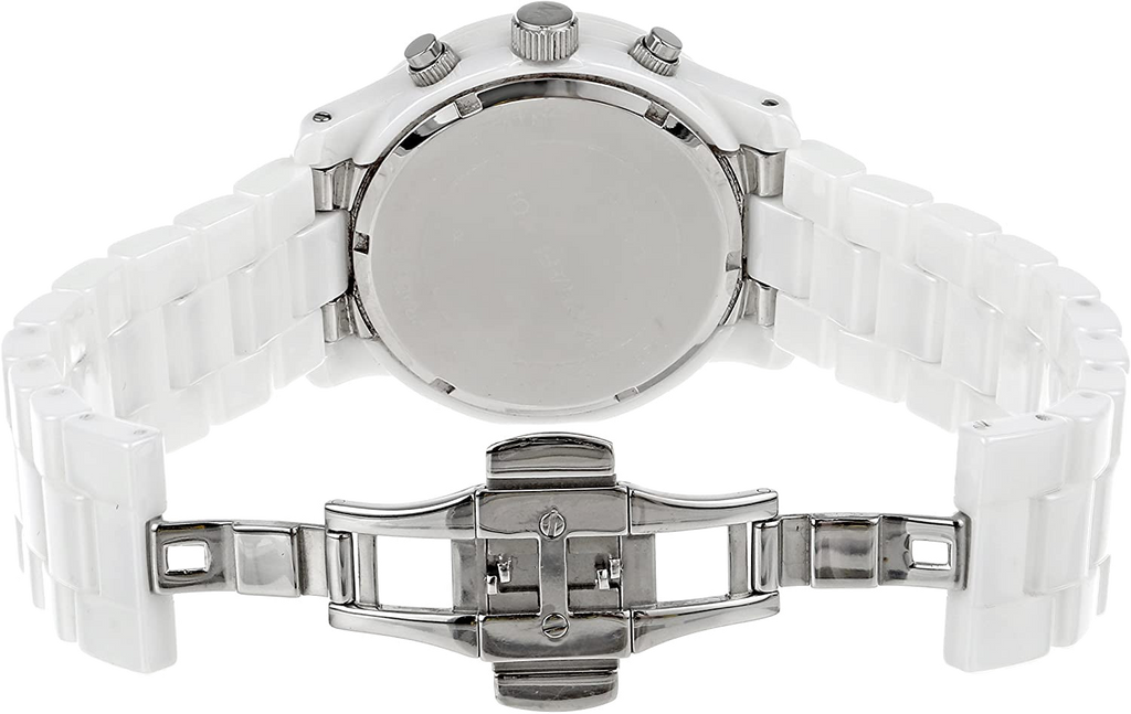 Michael Kors Runway White Dial White Steel Strap Watch for Women - MK5188