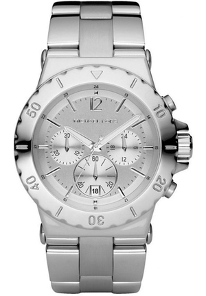 Michael Kors Dylan Silver Dial Silver Steel Strap Watch for Women - MK5312